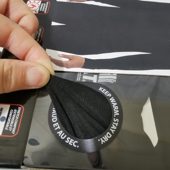 2 pack~32 DEGREES Heat Men's Long Sleeve Crew Neck Tee size L - Picture 4 of 6